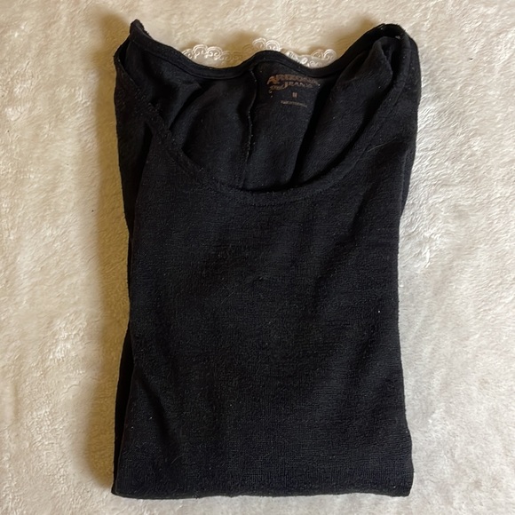 Arizona Jean Co. Black Long Sleeve with Lace Detail size M - Picture 9 of 9